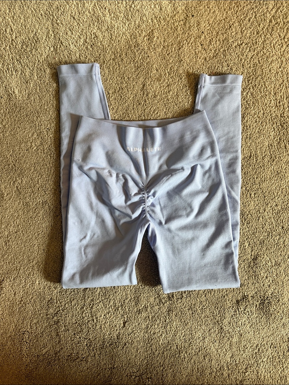 Alphalete Kids Lavender Ruched Bike Shorts